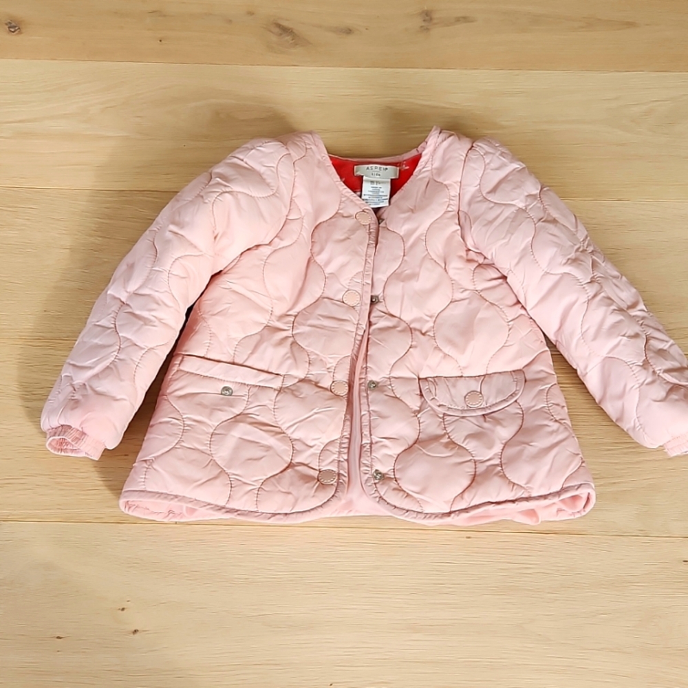 Girls Pink Puffer Jacket Brand Aspen Kids Age 5t
